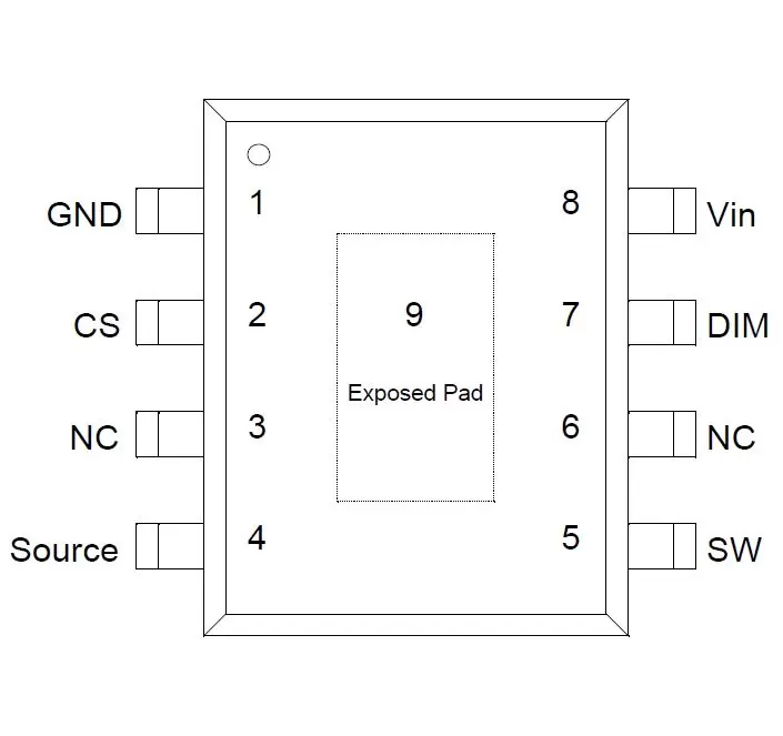 SE8653 Buck 100V1A  线性恒流LED驱动，支持PWM和模拟调光