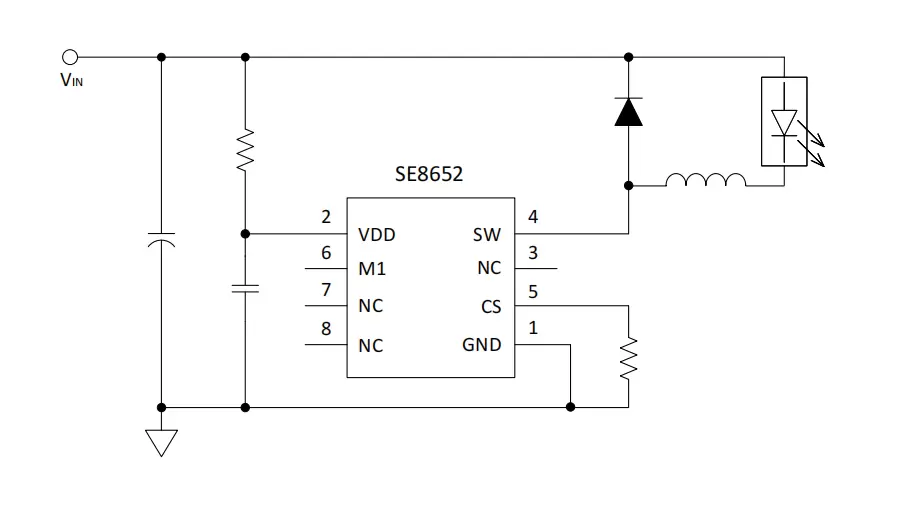 SE8652 Buck 100V1.5A  全亮 半亮车灯驱动